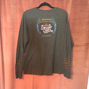 Harley Davidson - Women - Annapolis, Maryland - Long Sleeve V Neck Shirt - XL